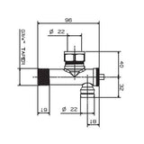 Cobra Draincock for Hot Water Cylinders CxC